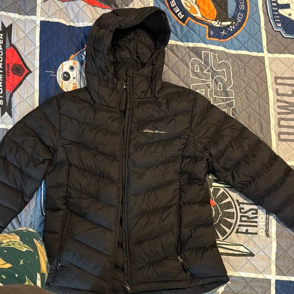 Eddie Bauer Black Puffer Jacket